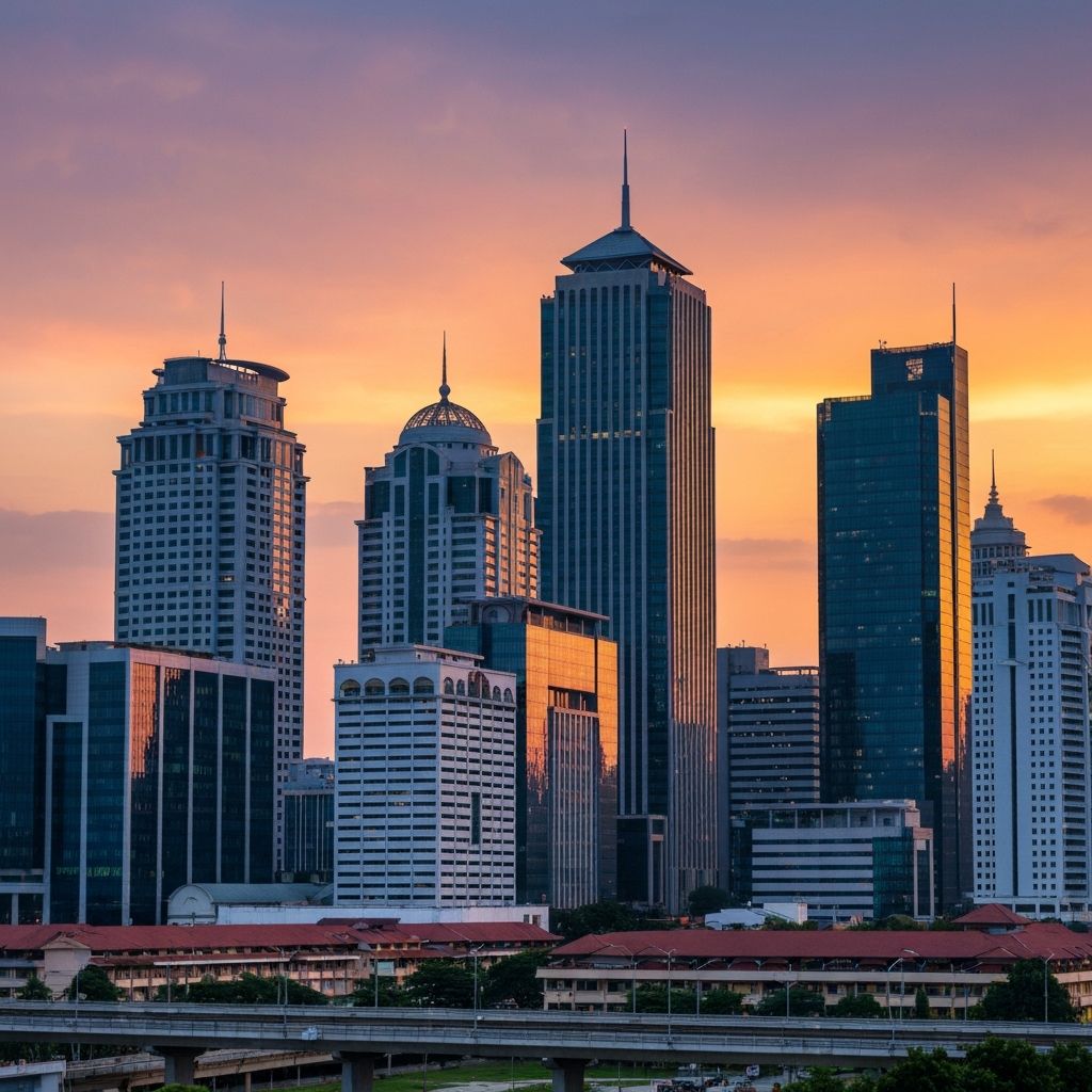 Johor Bahru, Malaysia skyline
